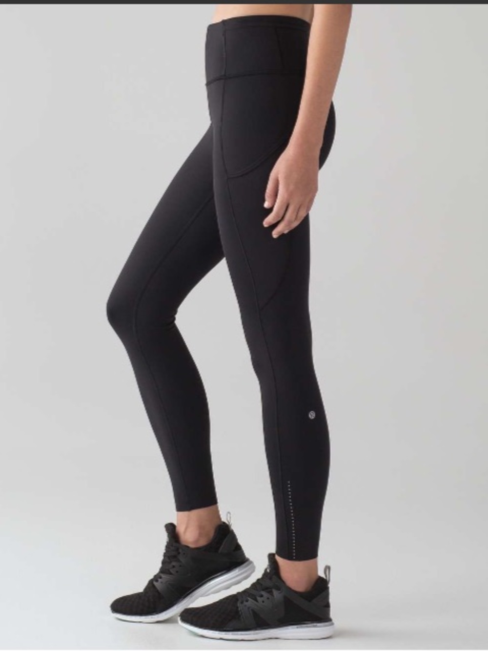 Lululemon Fast & Free 7/8 Tight II *Nulux 25” Black Sz 6